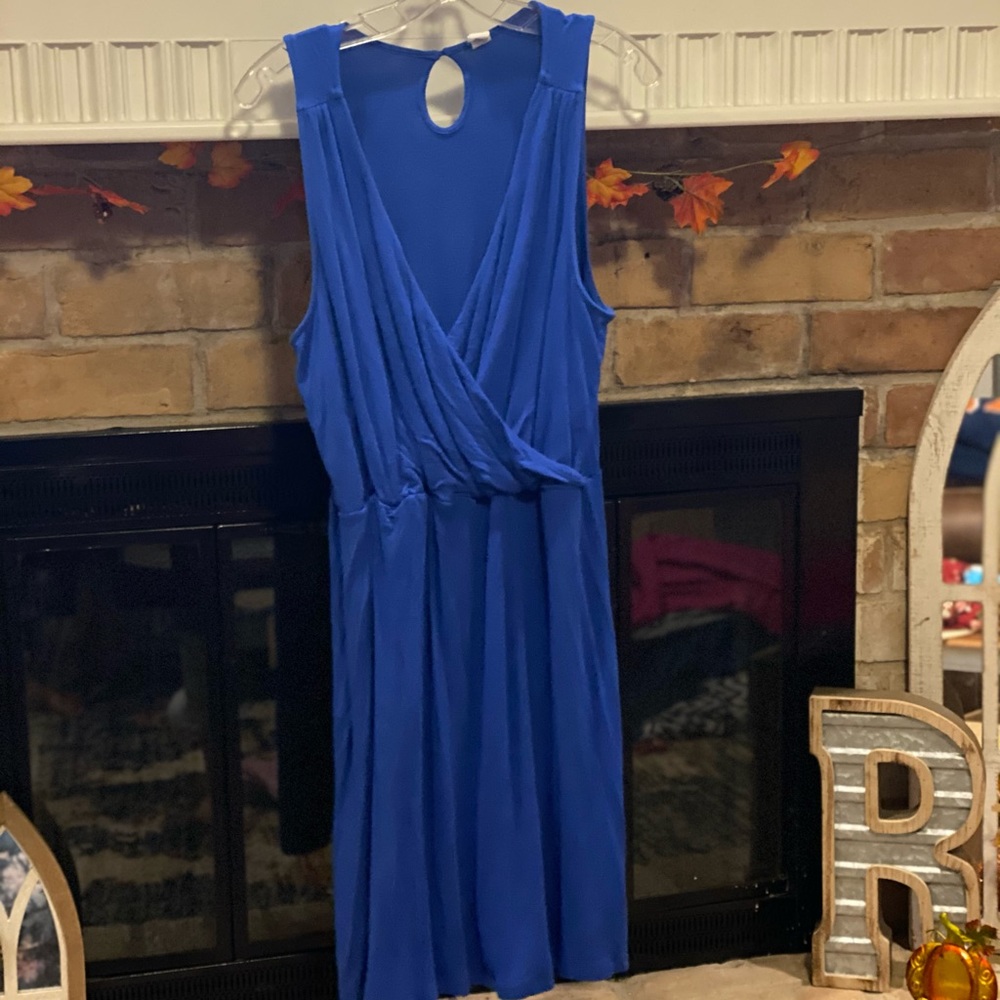 Blue old navy dress